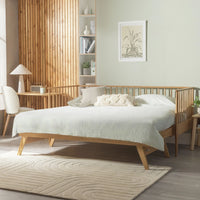 Wooden Pull Out Twin Single Bed for Kid's Bedroom