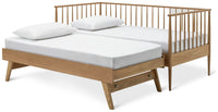 Wooden Pull Out Twin Single Bed for Kid's Bedroom