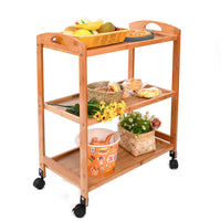 Solid Wood Bar Trolley for Bar Furniture