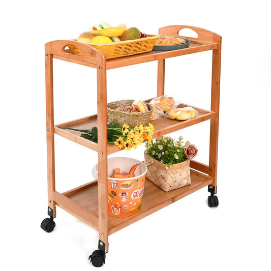 Solid Wood Bar Trolley for Bar Furniture