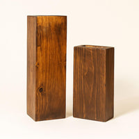 Wooden Decorative Vase Set for Home Décor