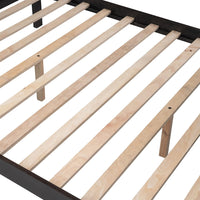 Solid Wood Bunk Bed with Stairs and Storage