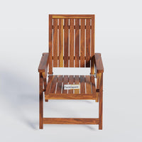 Wooden Patio Chair Set of 2 for Outdoor Space