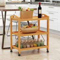 Solid Wood Bar Trolley for Bar Furniture