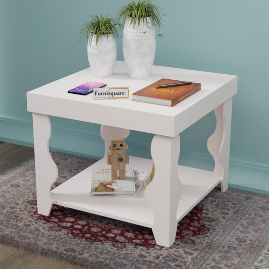 Wooden Traditional End Table for Living Room