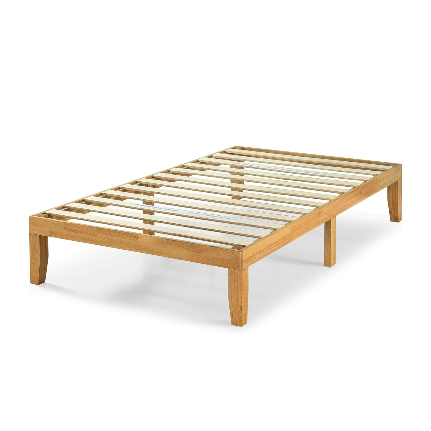 Solid Wood Platform Bed with Low-Profile Frame