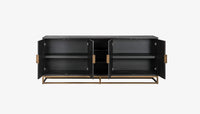 Solid Wood Sideboard Cabinet with Storage for Living Room