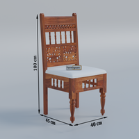 Solid Wood Dining Table 6 Seater with Cushioned Bench