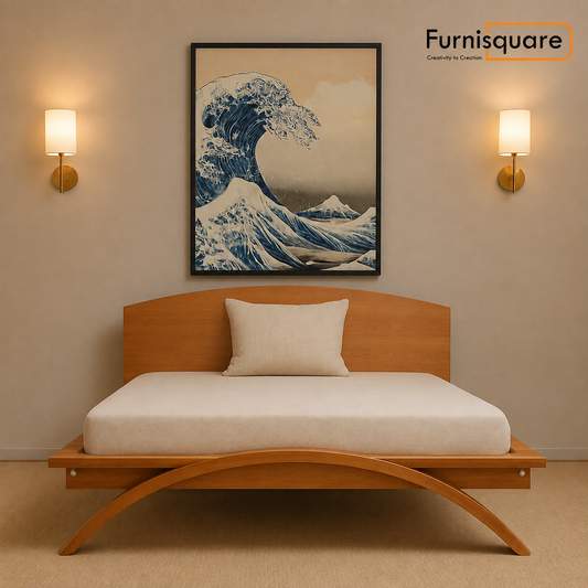 Solid Wood King Size bed without Storage