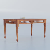 Solid Wood Dining Table 6 Seater Set for Dining Room