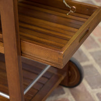 Wooden Rolling Bar Trolley for Bar Furniture