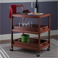 Wooden Bar Trolley for Bar Furniture