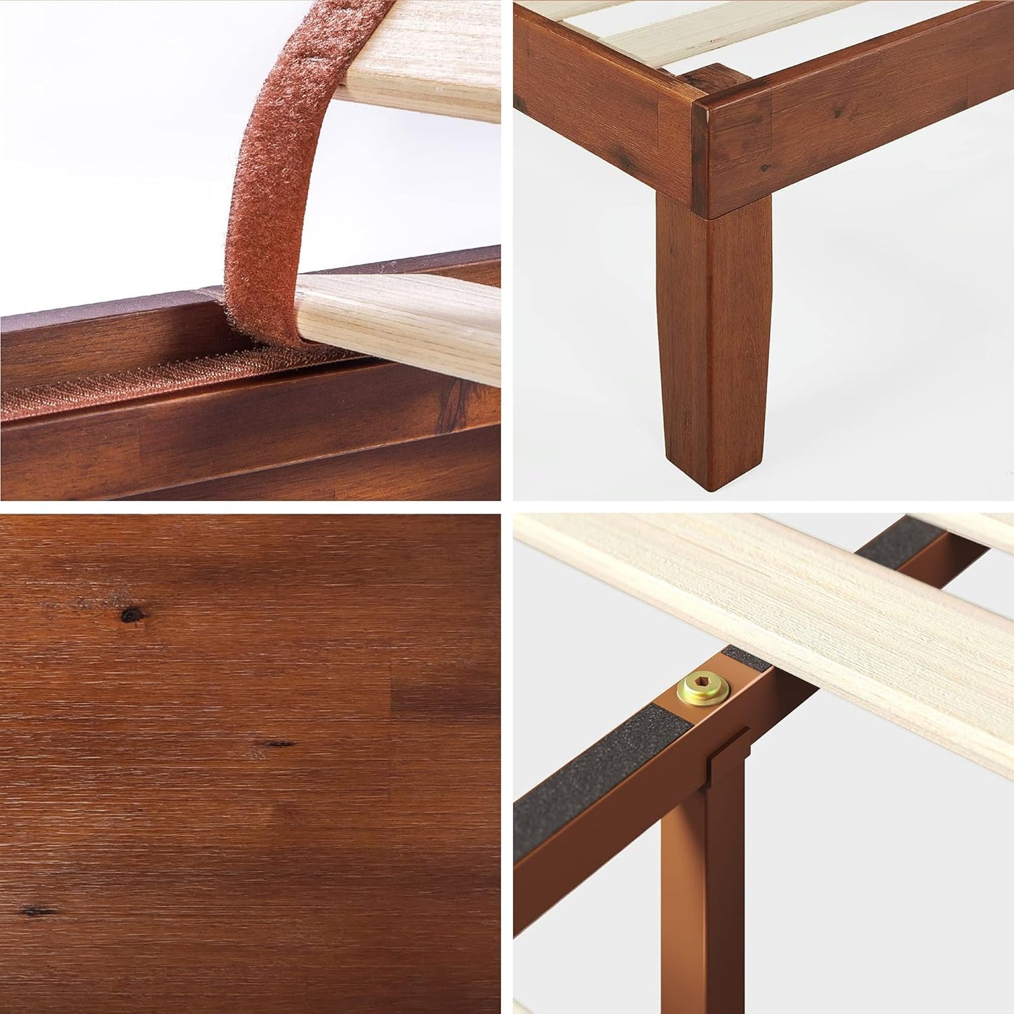 Wooden Diwan Bed with Low-Profile Frame