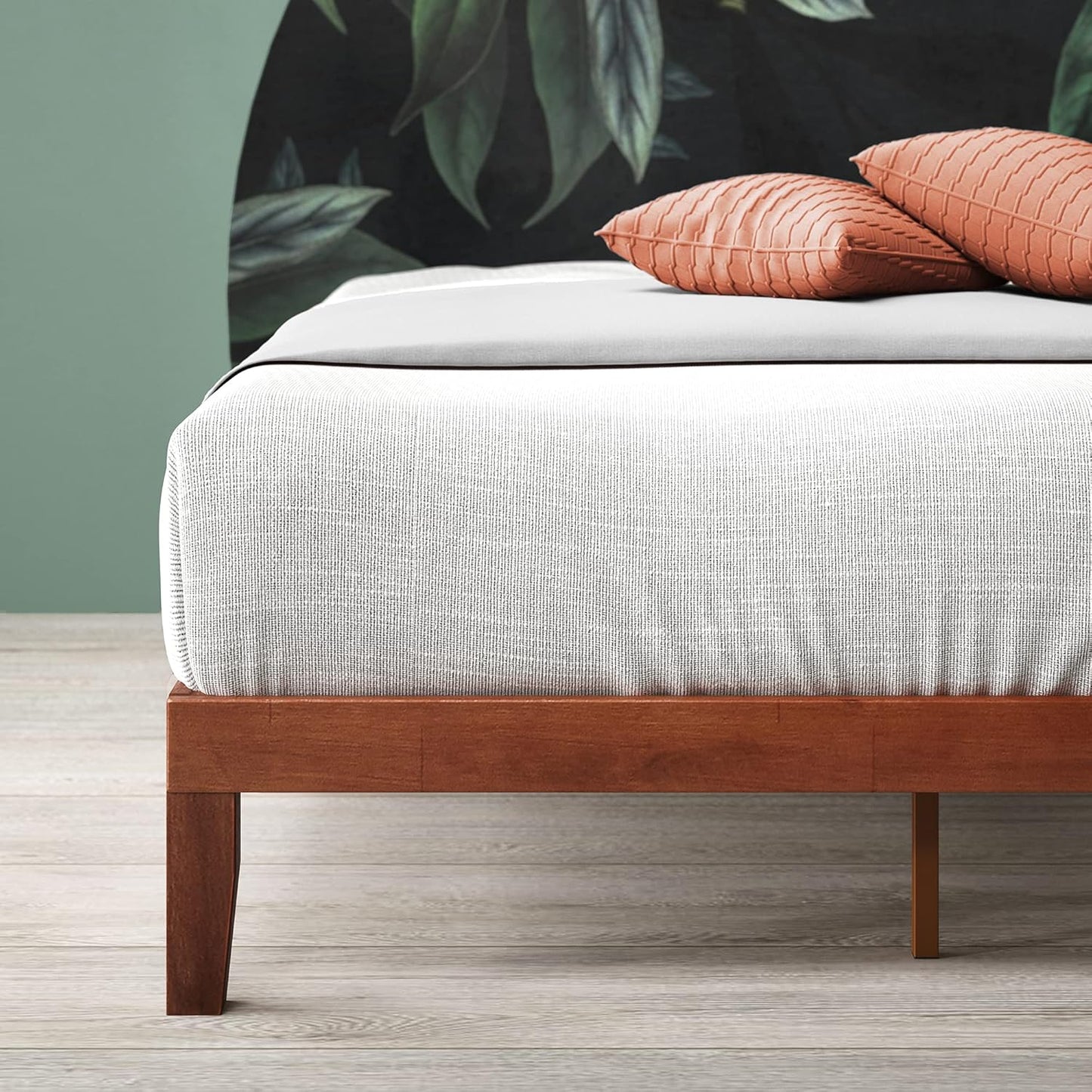 Wooden Diwan Bed with Low-Profile Frame