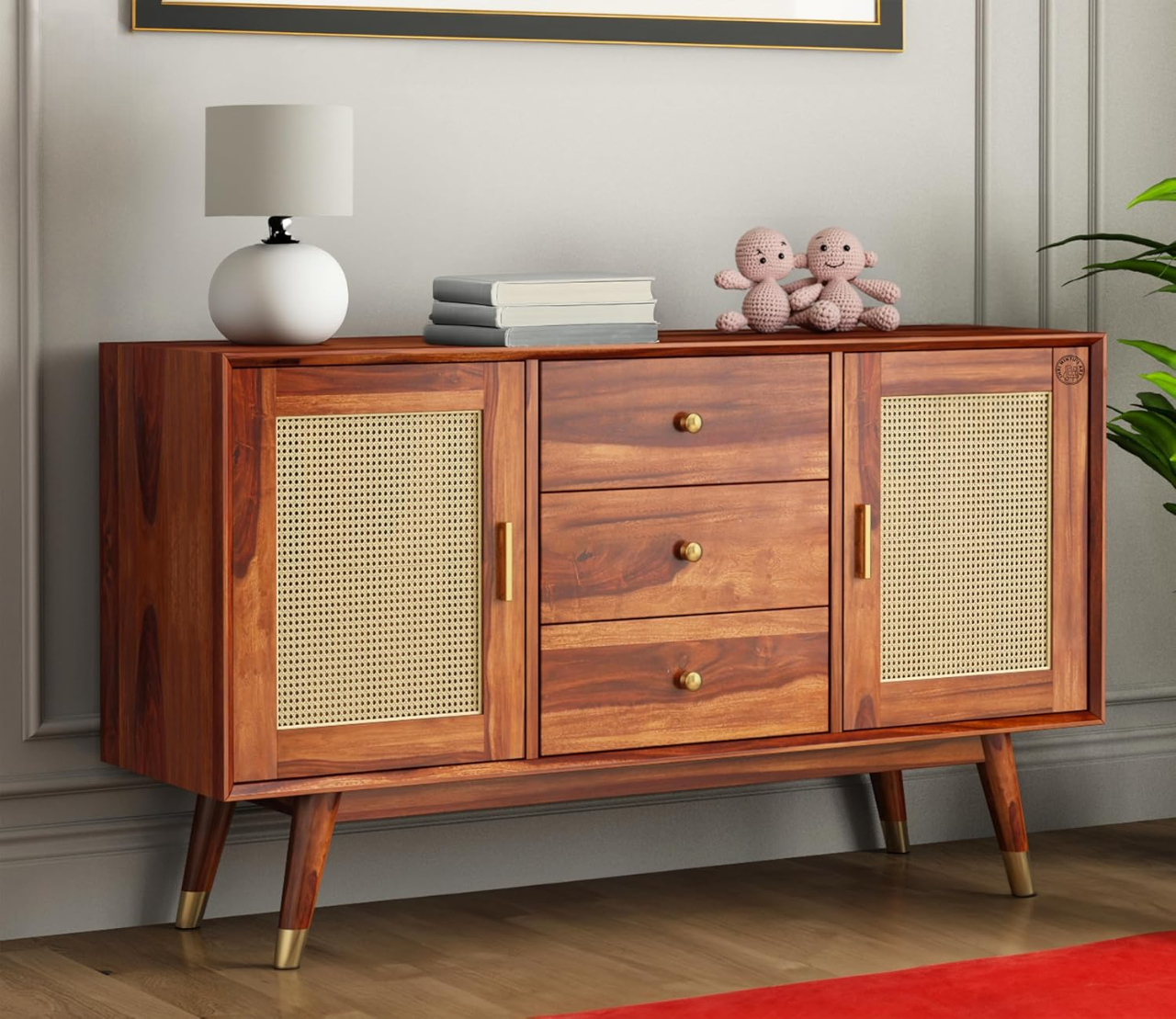 Wooden Sideboard Cabinet for Living Room