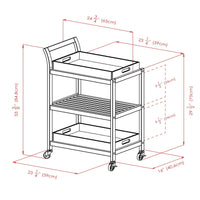Wooden Bar Trolley for Bar Furniture