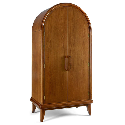 Wooden Wardrobe with Integrated Lighting | Stylish & Functional Armoire