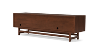 Solid Wood TV Unit with Drawer & Cabinet Storage for Living Room