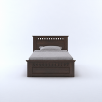 Solid Sheesham Wood Single Bed  with Storage  for Bedroom Home Furniture