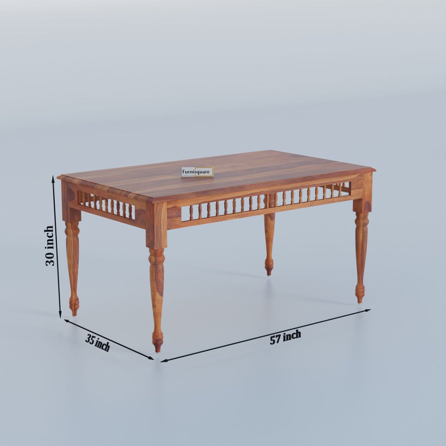 Solid Wood Dining Table 6 Seater Set for Dining Room