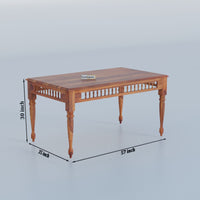 Solid Wood Dining Table 6 Seater Set for Dining Room