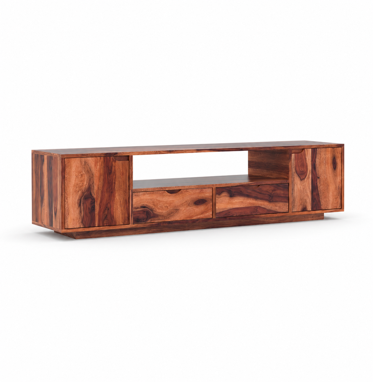 Solid Sheesham Wood TV Entertainment Unit