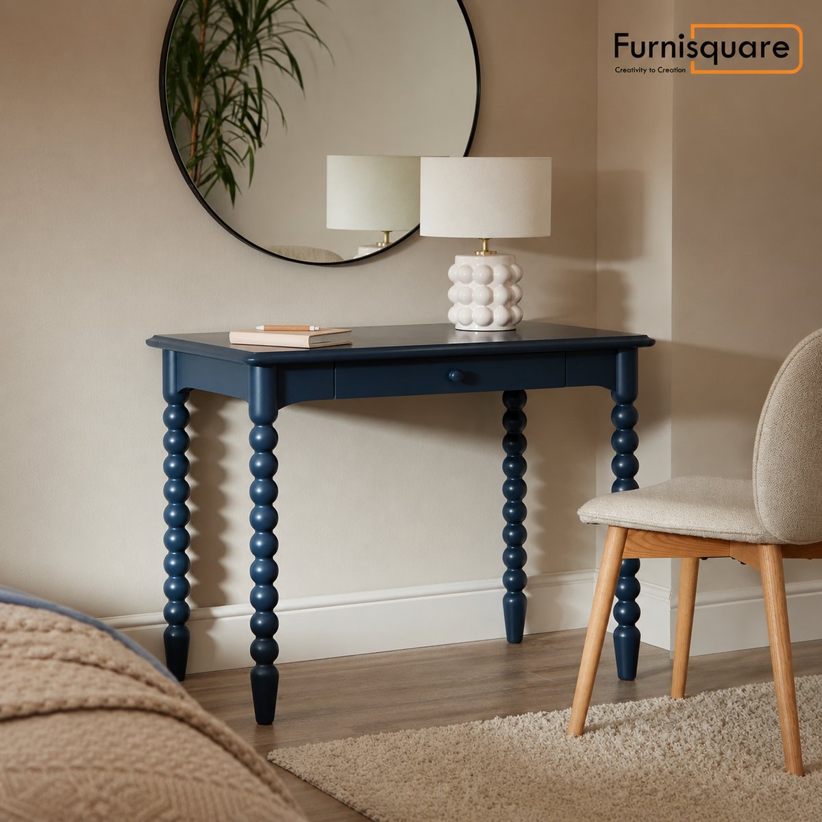 Solid Wood Dressing Table for Bedroom