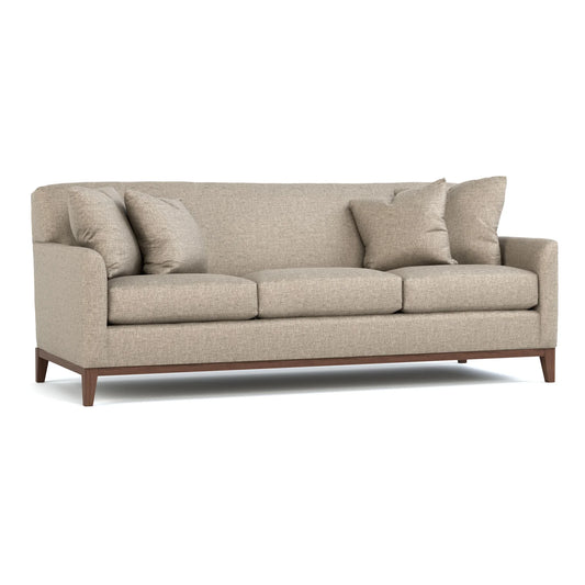 Wooden 3-Seater Sofa Set for Living Room