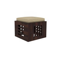 Wooden Coffee Table with 4 Stools