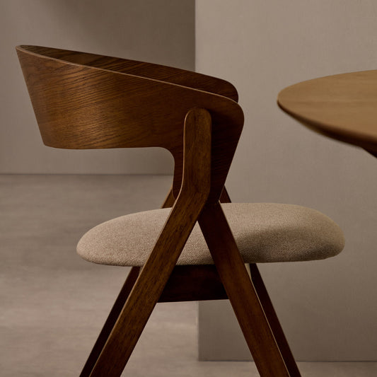 Wooden Dining Chair with Upholstery Seat