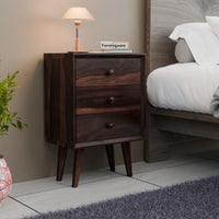 Sheesham Wood Bedside Table for Bedroom