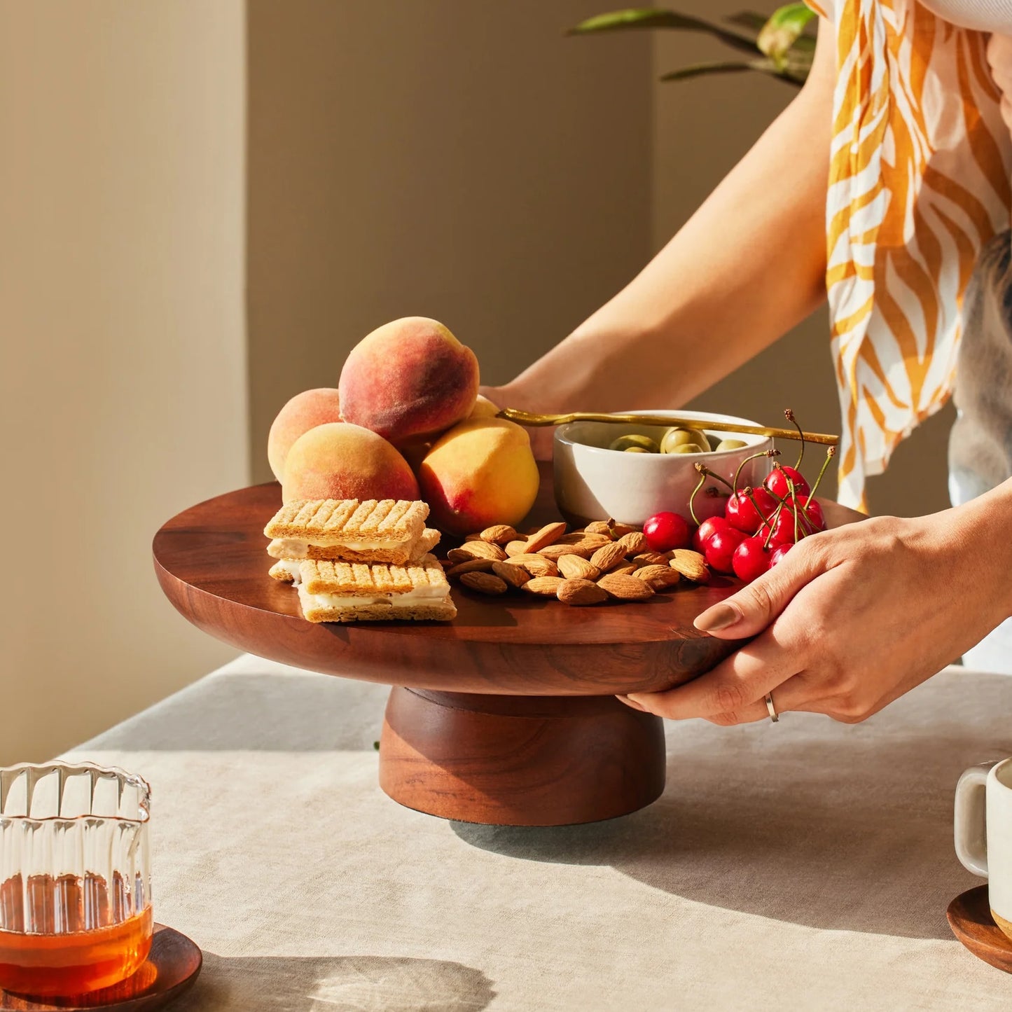 Wooden Cake Stand for Kitchen