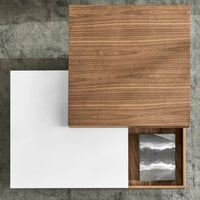 Wooden Extendable Coffee Table with Hidden Storage