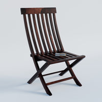 Wooden Patio Folding Chair for Living Room