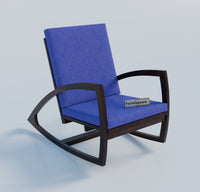 Solid Wood Rocking Arm Rest Chair for Living Room