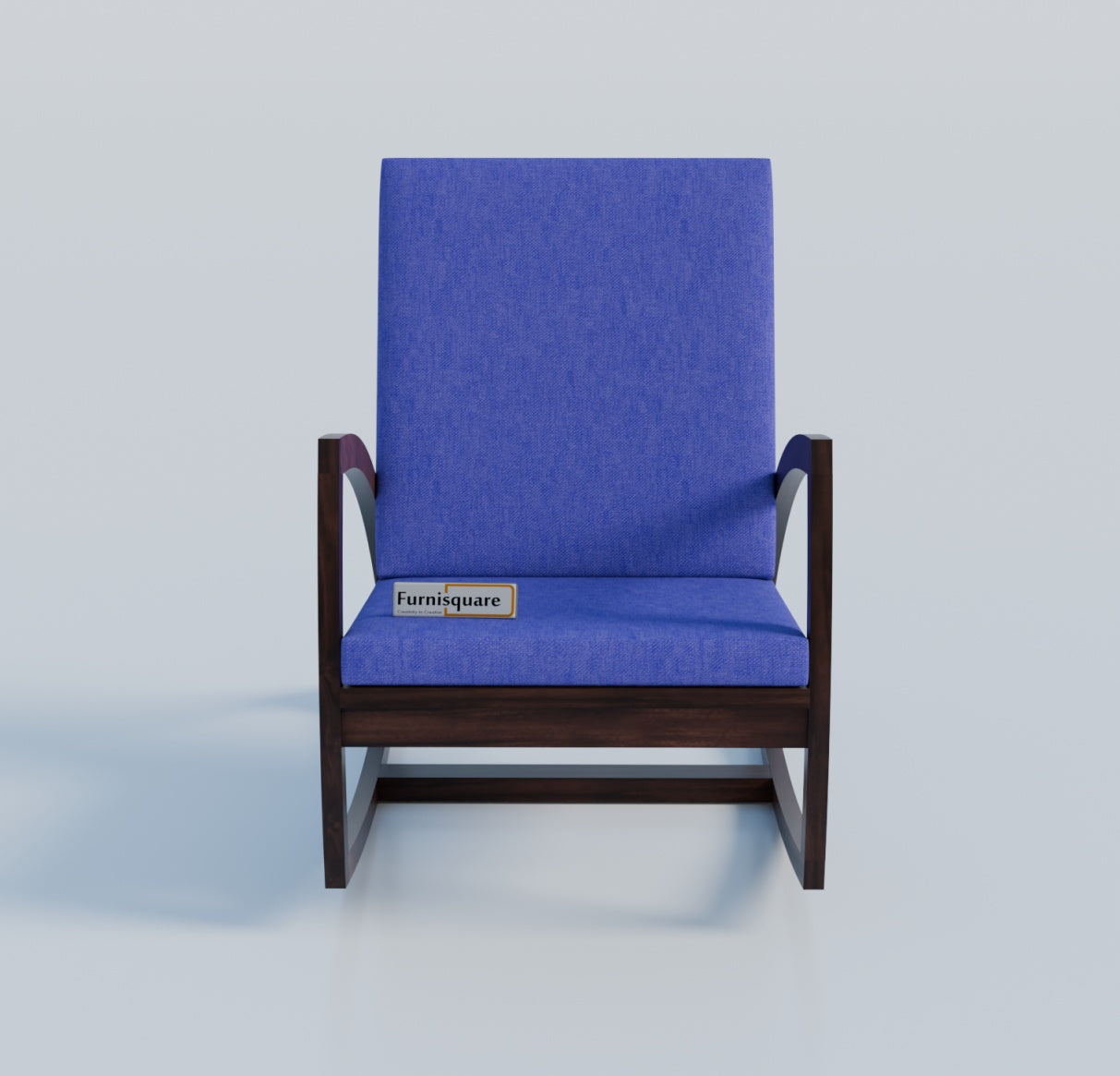 Solid Wood Rocking Arm Rest Chair for Living Room