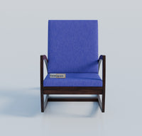 Solid Wood Rocking Arm Rest Chair for Living Room