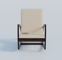 Solid Wood Rocking Arm Rest Chair for Living Room