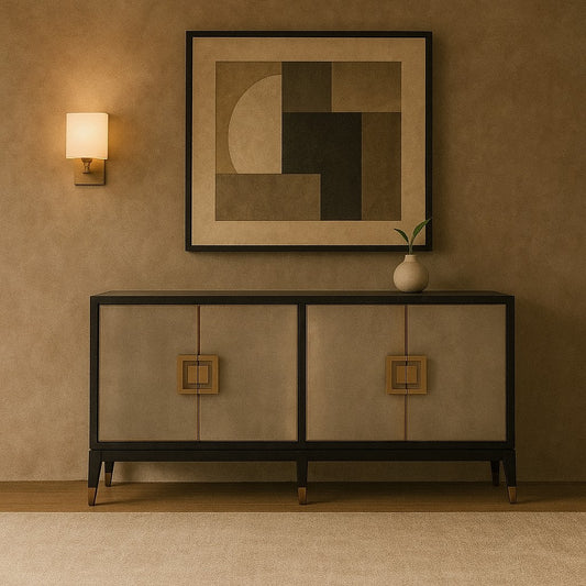 Wooden Sideboard Cabinet with Storage for Living Room