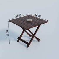 Wooden Patio Folding Table for Outdoor Space