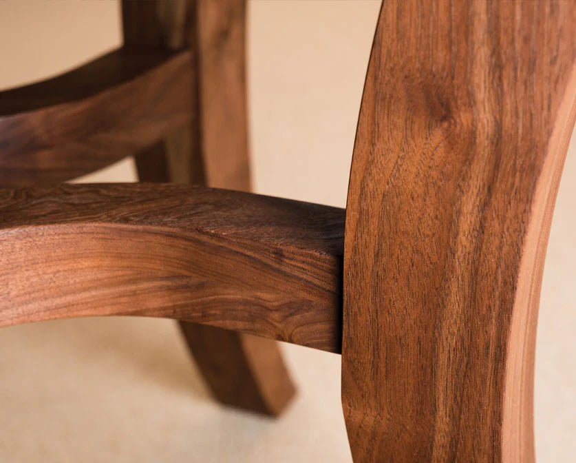 Wooden Dining Table 2-Seater Set for Dining Room in Natural Finish