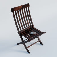 Wooden Patio Folding Chair for Living Room