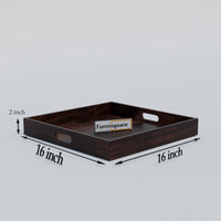 Solid Wood Serving Tray Set for Kitchen Accessories