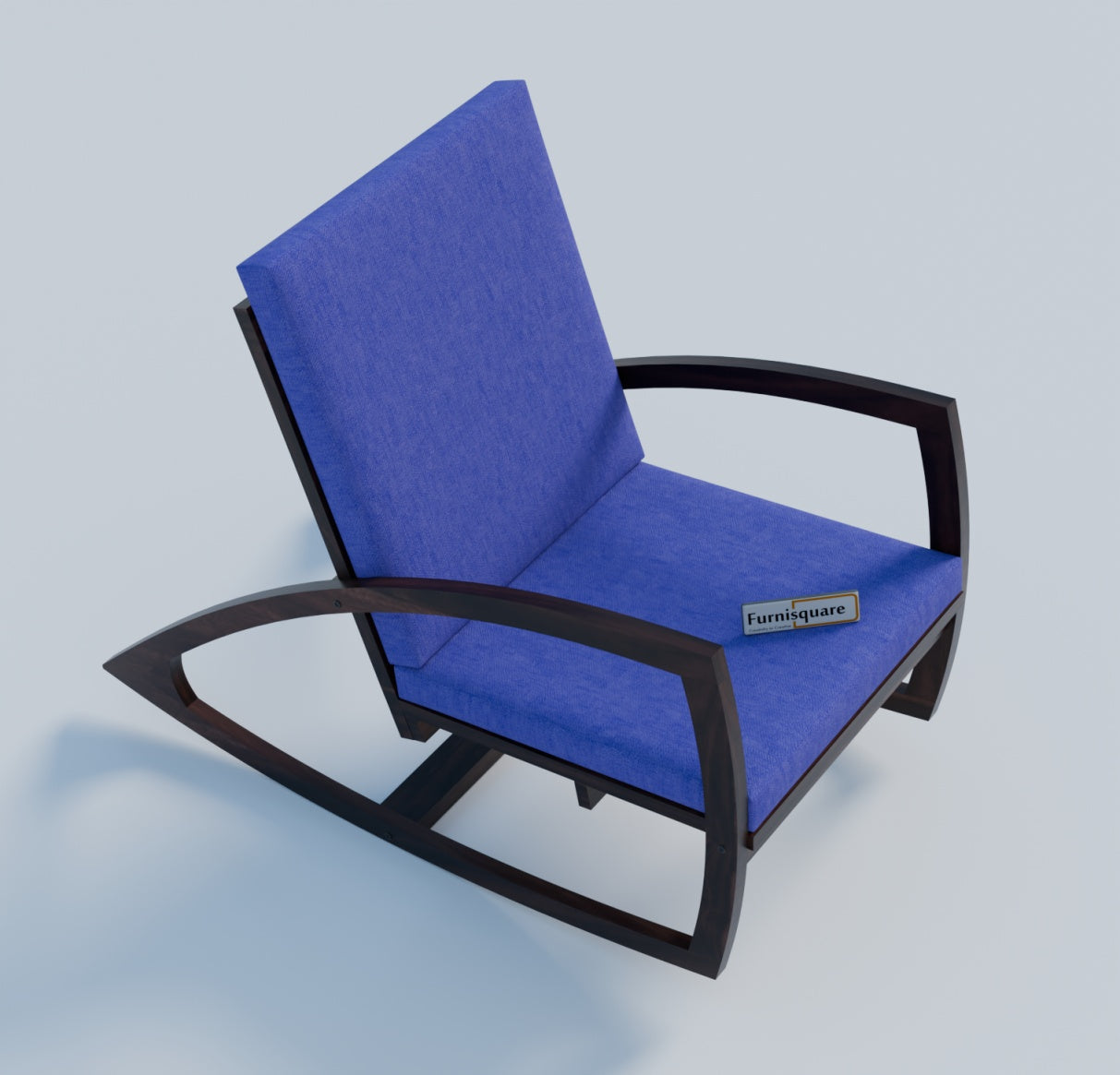 Solid Wood Rocking Arm Rest Chair for Living Room