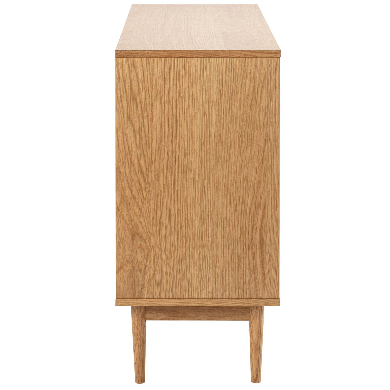 Wooden Chest of Drawer for Living Storage in Natural Finish