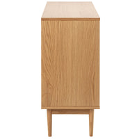 Wooden Chest of Drawer for Living Storage in Natural Finish
