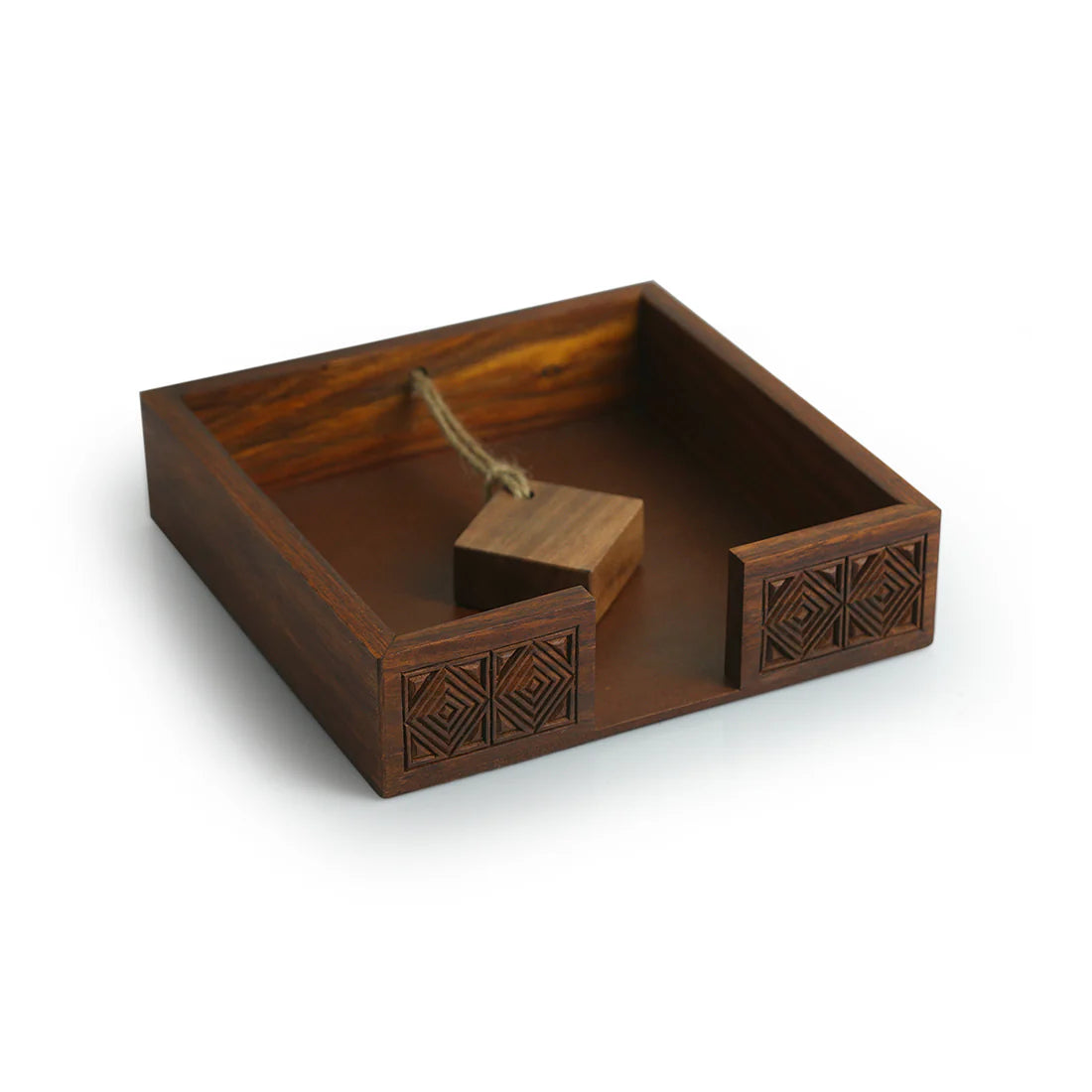 Sheesham Wood Napkin Holder