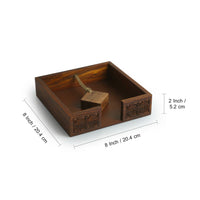 Sheesham Wood Napkin Holder