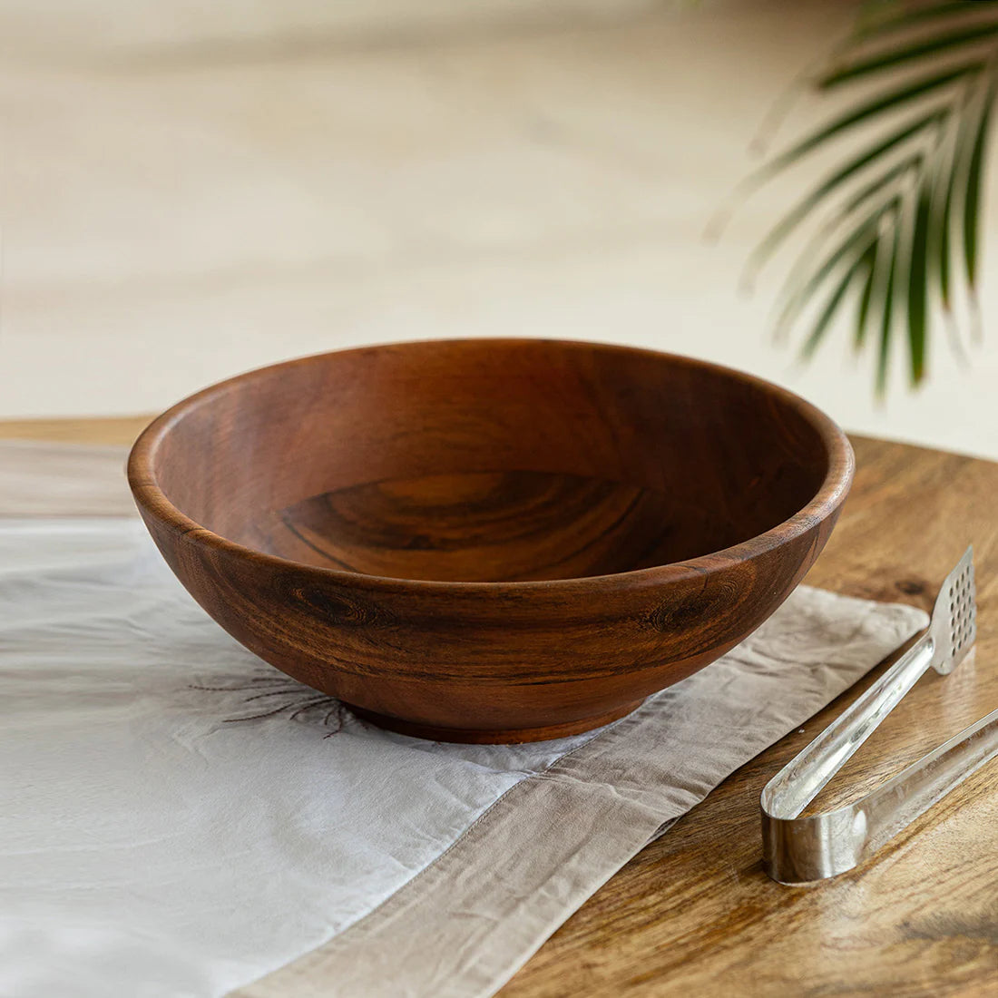 Wooden Handcrafted Serving Salad Bowl