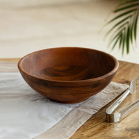 Wooden Handcrafted Serving Salad Bowl